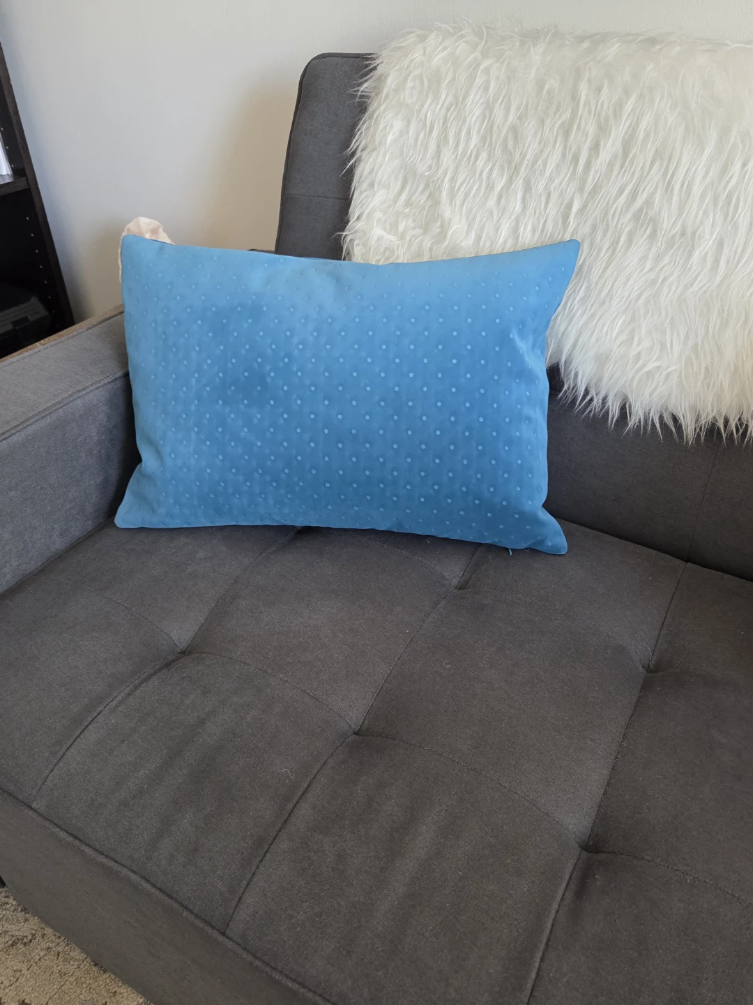 Rodeo Home Blue Velour Pillow - photo 2