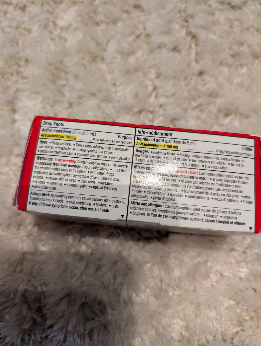 Children's Tylenol Banana Berry Flavour - photo 3