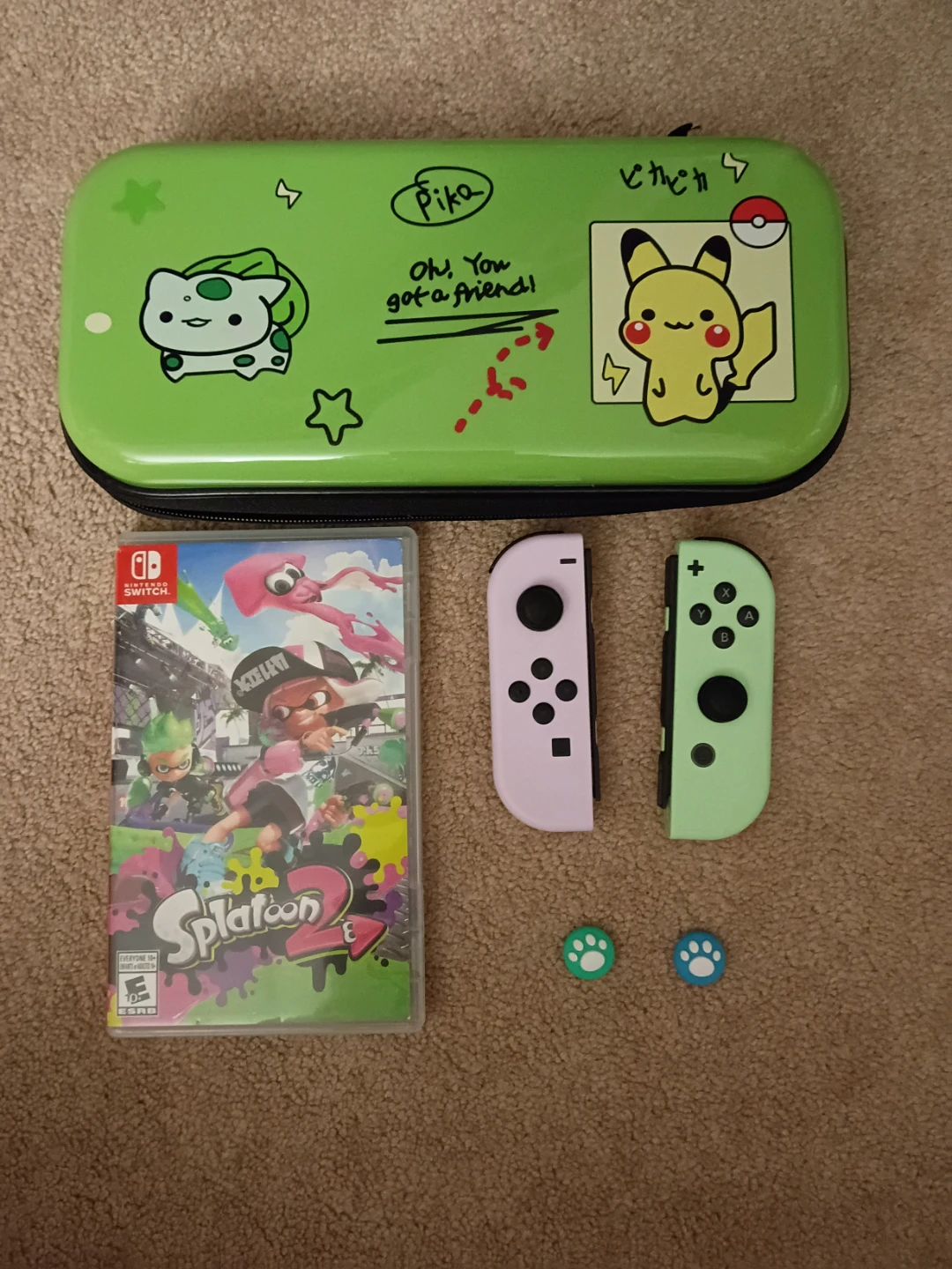 Nintendo Switch Splatoon 2 Game with Case and Joy-Cons