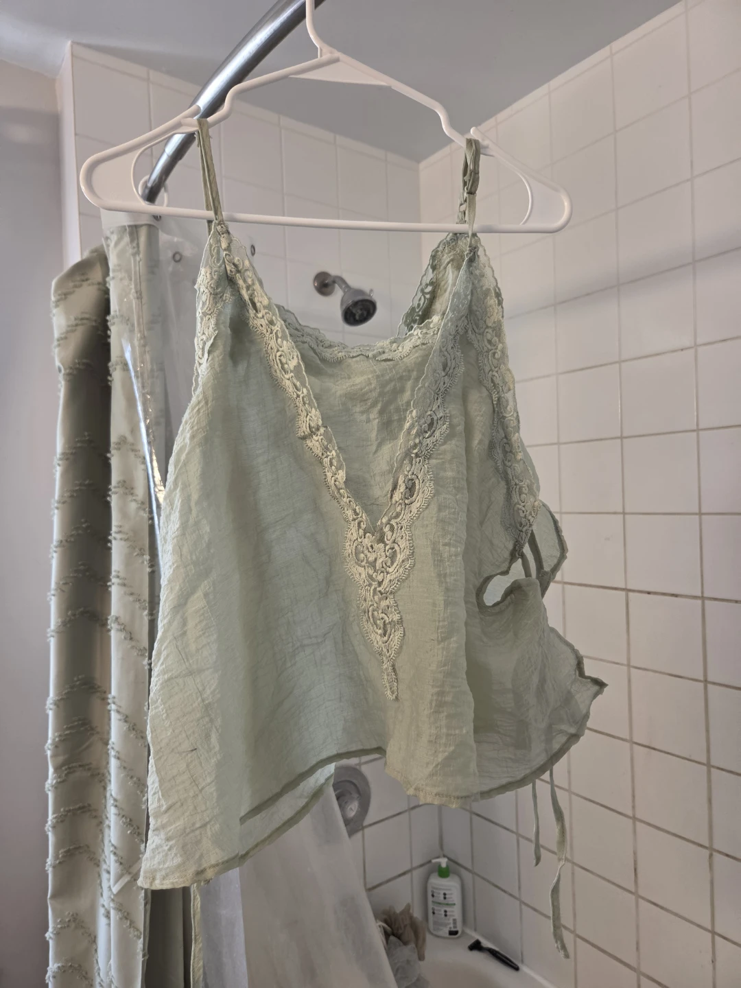 Lightweight Lace Trim Camisole Top
