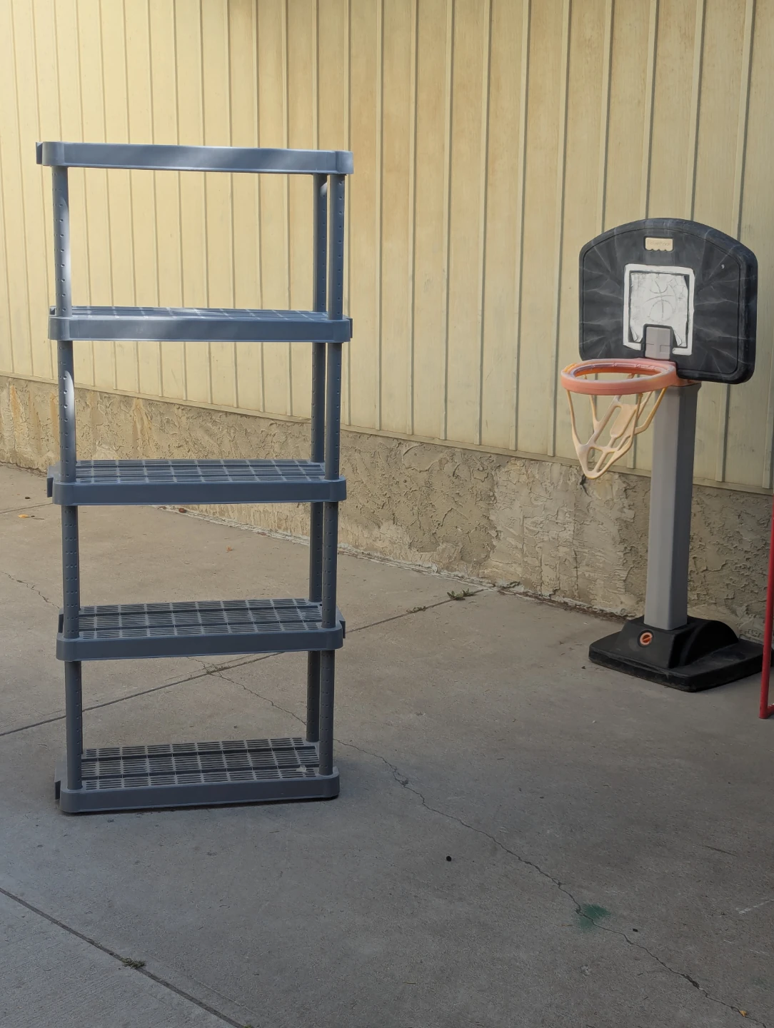 5-Tier Plastic Utility Shelf