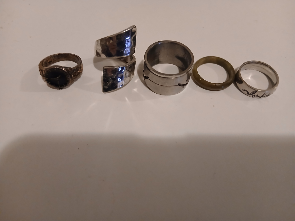 Set of 5 assorted rings - photo 2