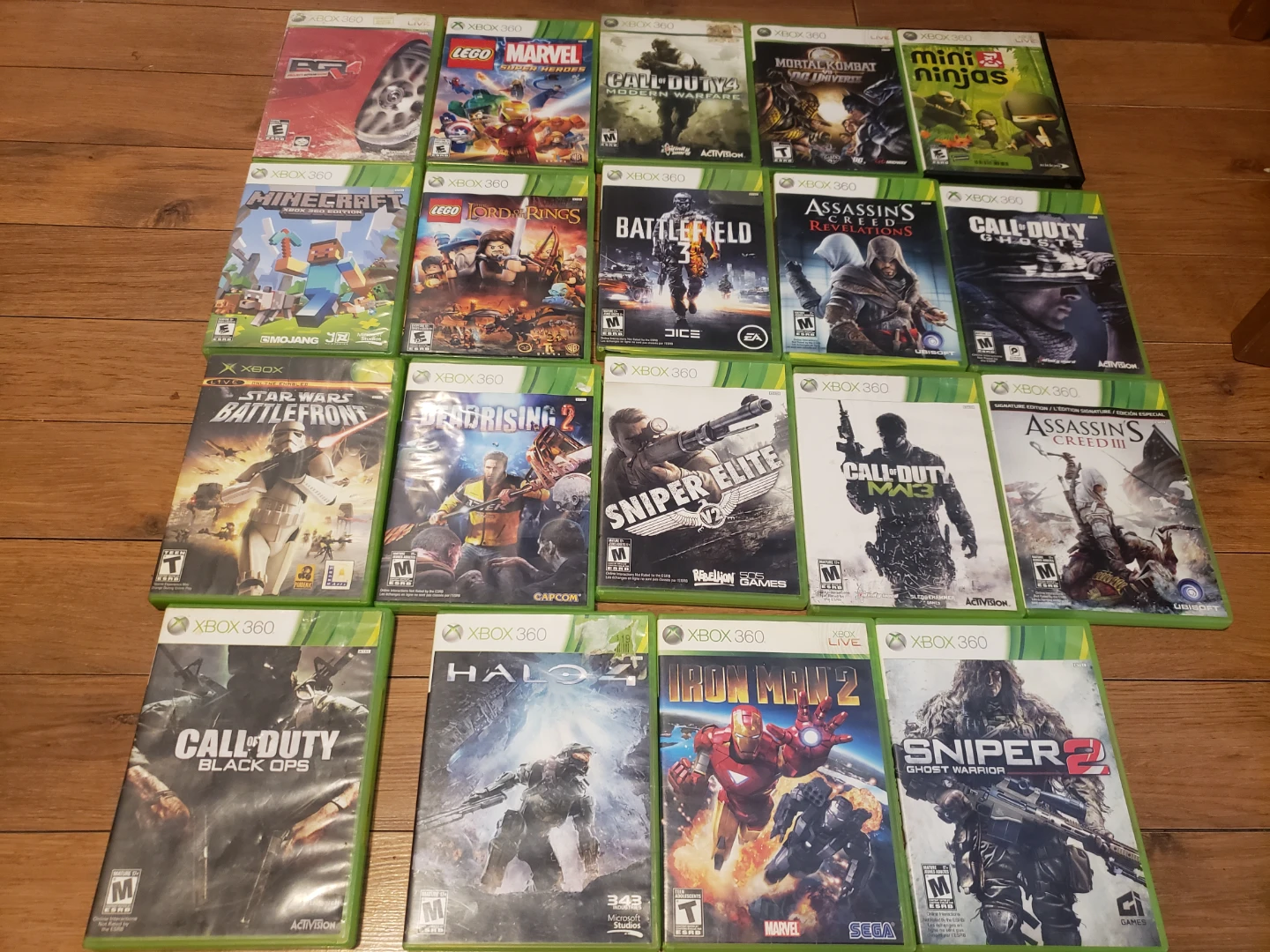 20 xbox360 games lot