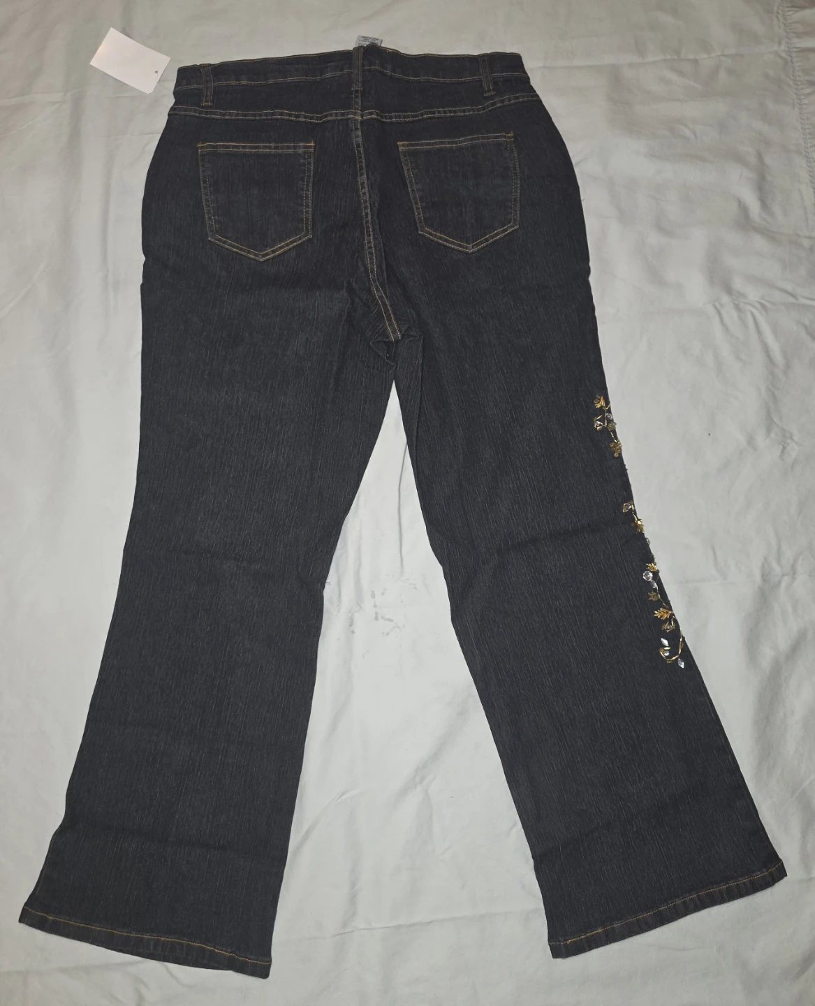 Embellished Dark Wash Bootcut Jeans - photo 5