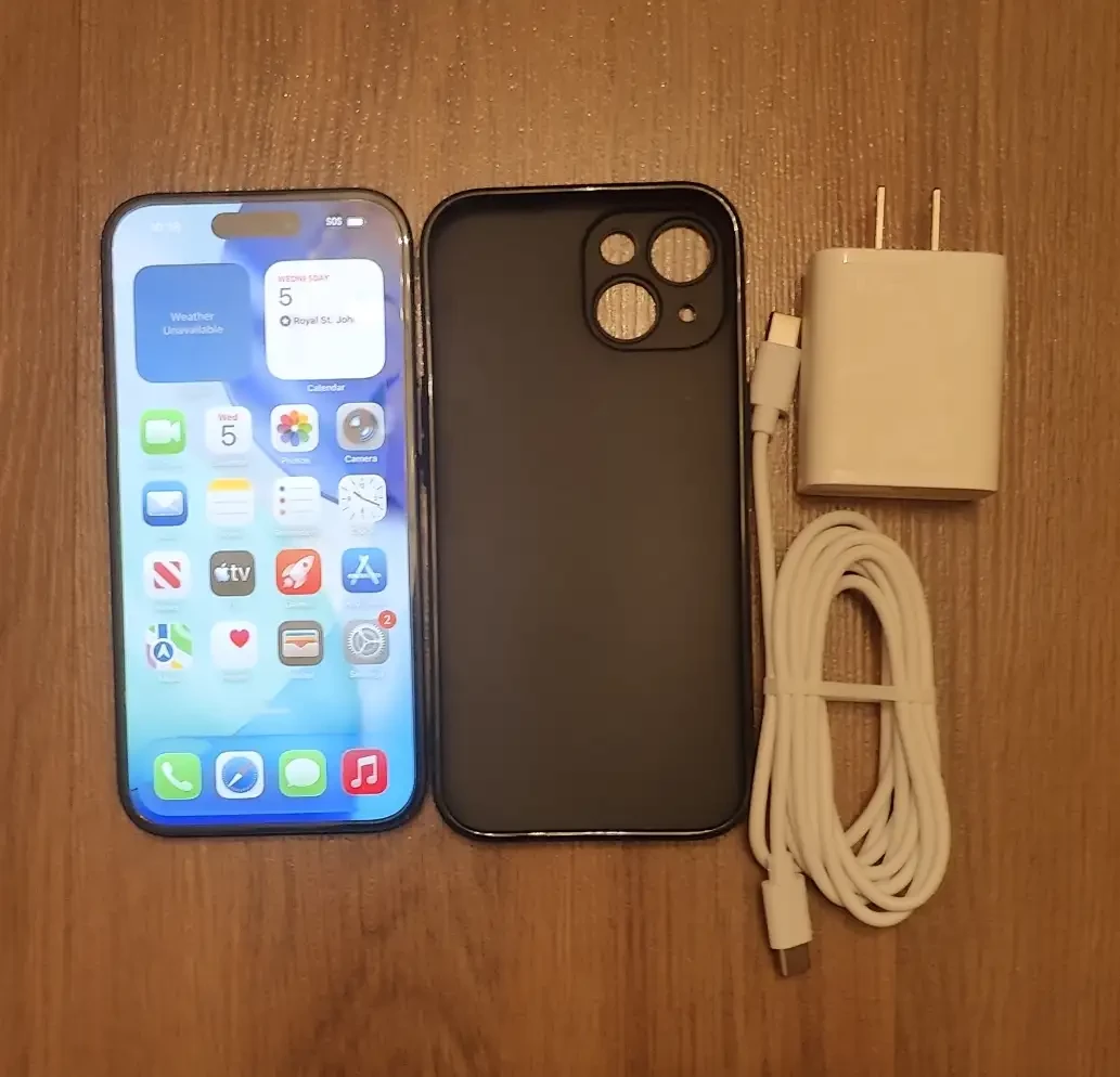 iPhone 15 128gb black (firm price)