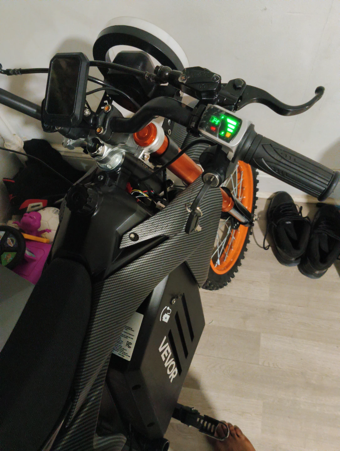 VEVOR Electric Dirt Bike needs new front lights