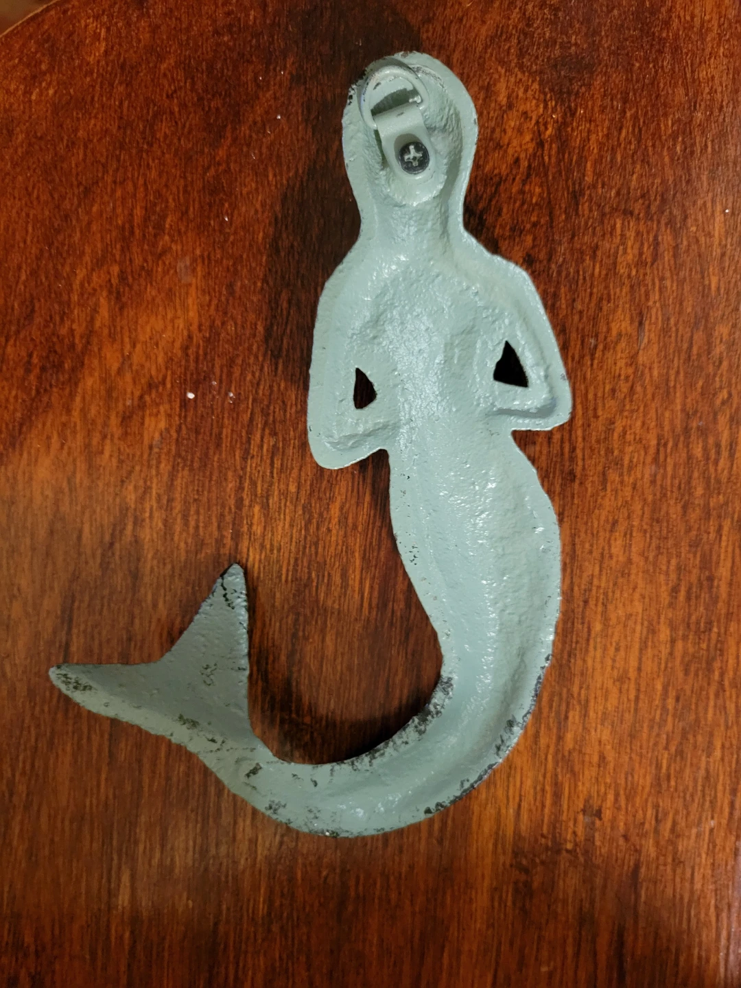 Cast Iron Mermaid Wall Hook - photo 2