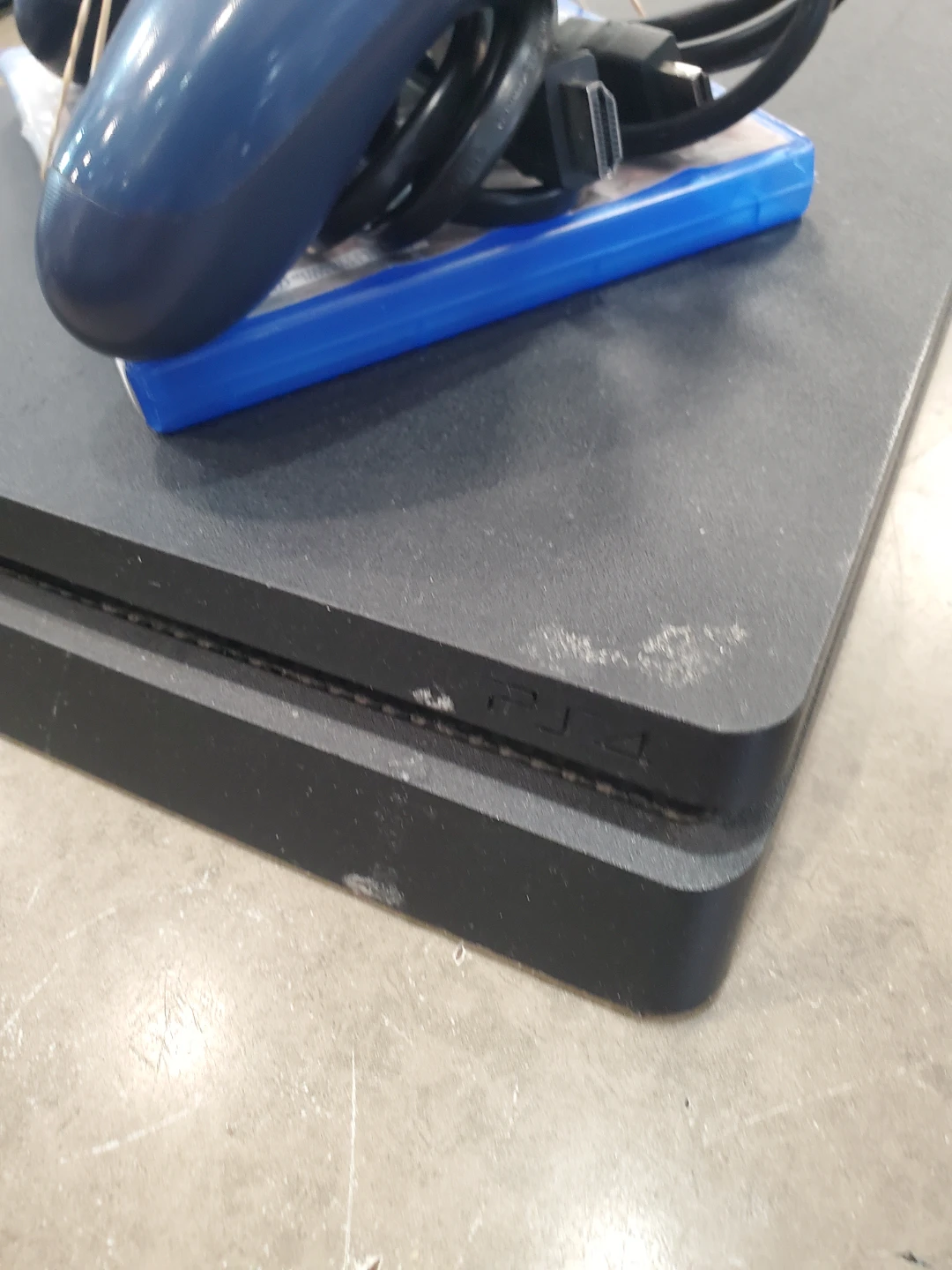 Sony PlayStation 4 Slim Console with Controller and Game - photo 2