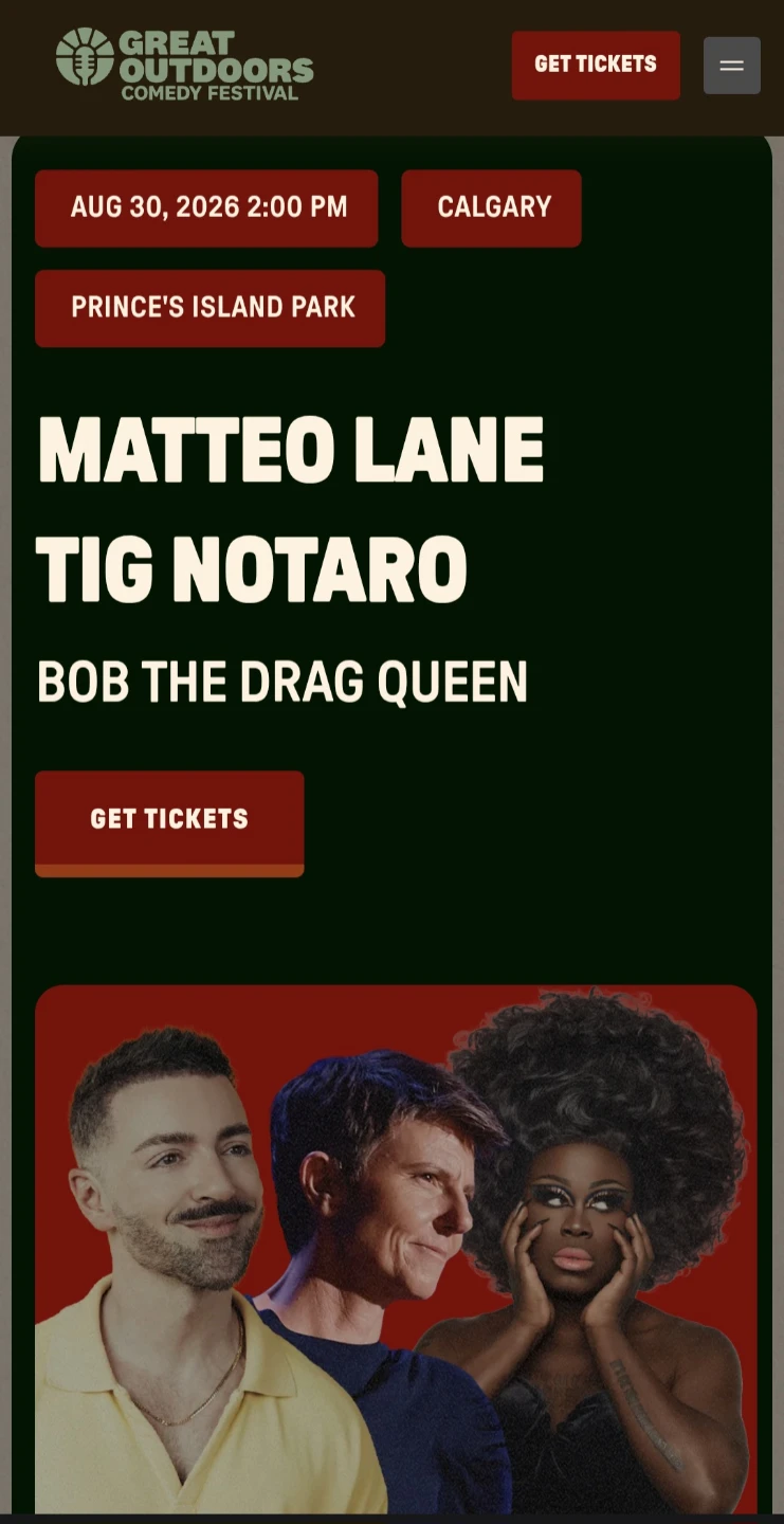 Great Outdoors Comedy Festival - Calgary