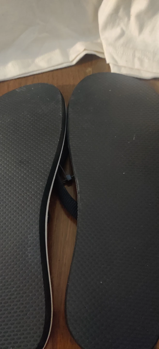 Adidas Flip Flops - Black with White Dots - photo 4