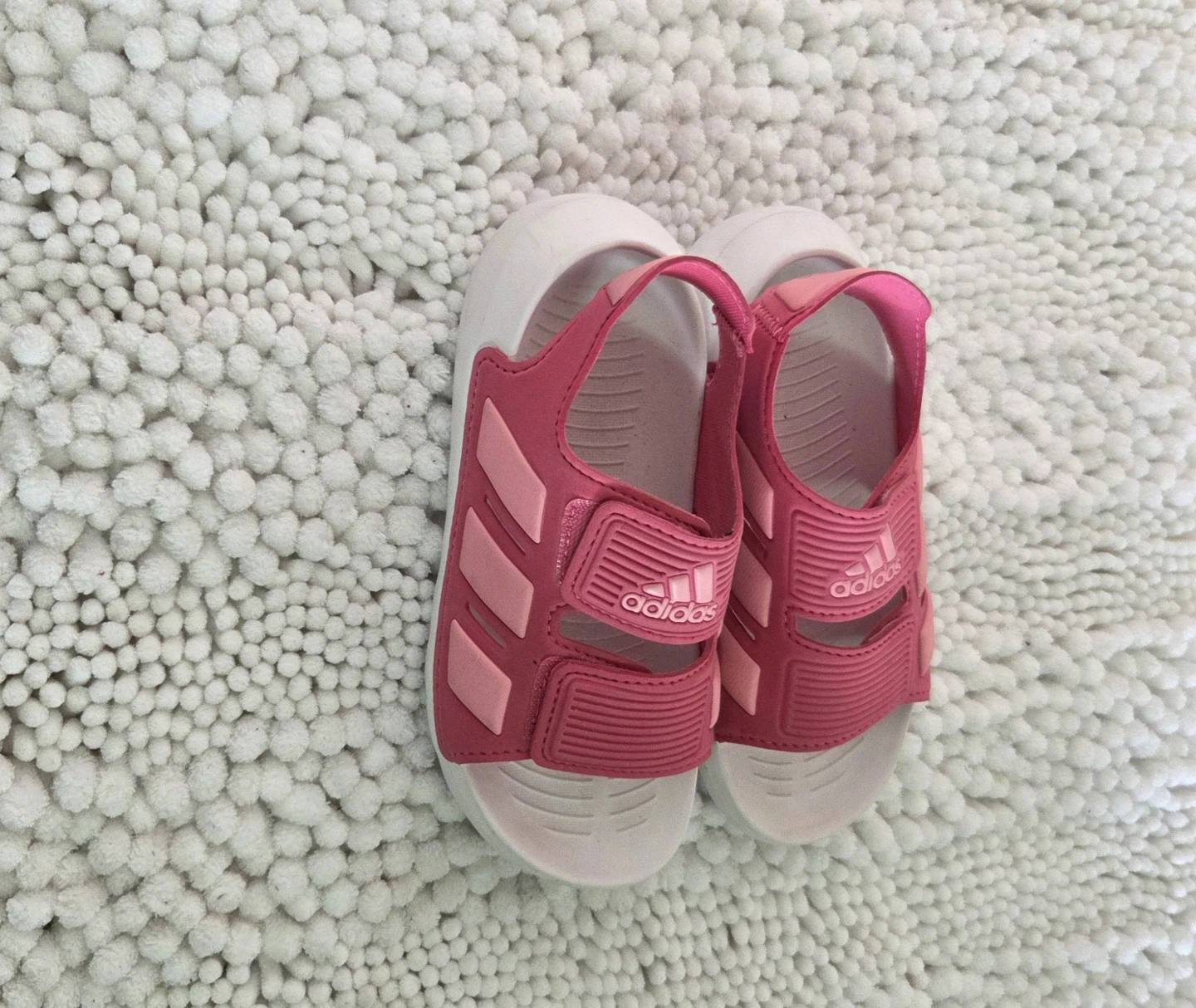 Adidas Pink Toddler Sandals Size - 11