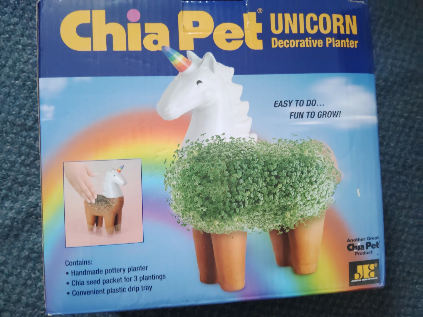 Chia Pet Unicorn Decorative Planter