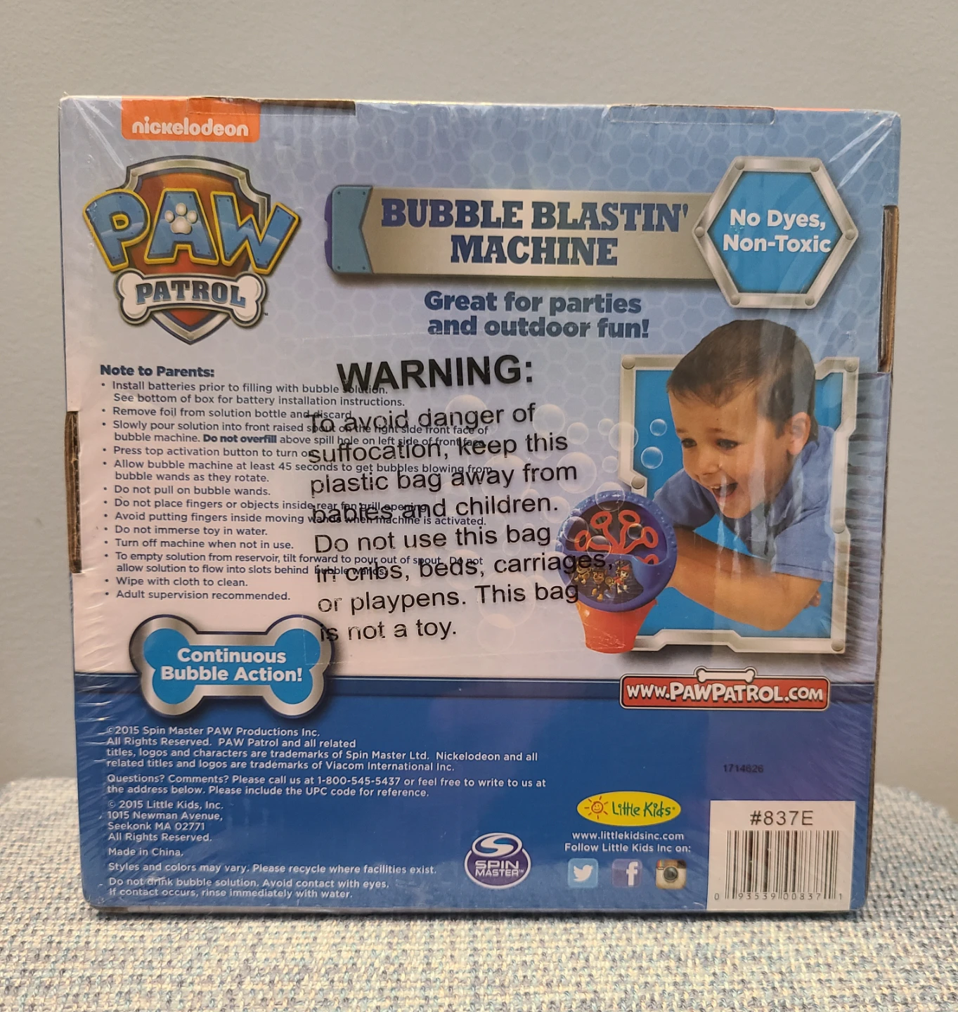 PAW Patrol Bubble Blastin' Machine - photo 2