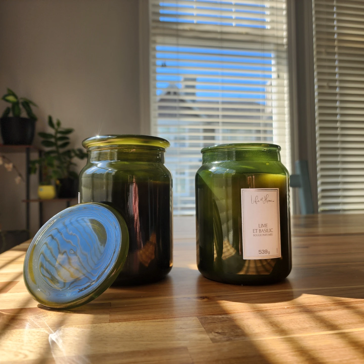 Life at Home Lime & Basil Scented Candle 539g