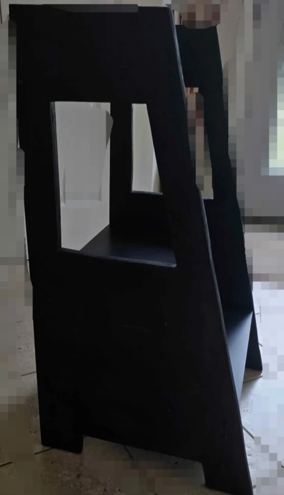 Black Wooden kids Step Stool - photo 3