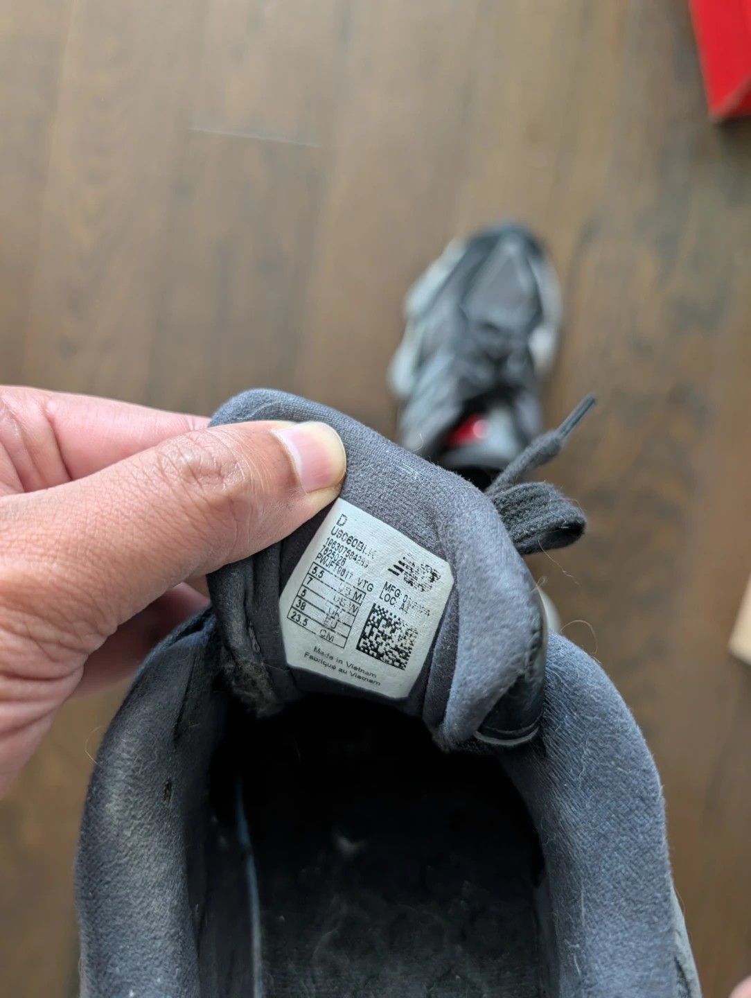 New Balance 9060 Grey Black Running Shoes - photo 5