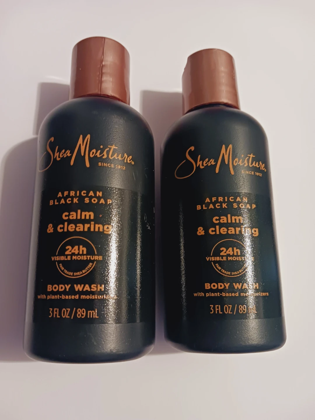 New !! 2×  Shea Moisture African Black Soap Body Wash - 2 Pack - photo 3