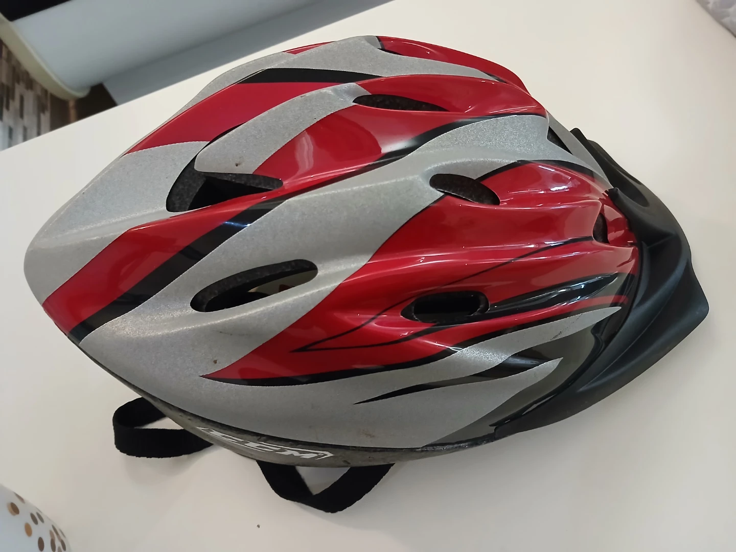 CCM Bike Helmet - Red/Silver - photo 5