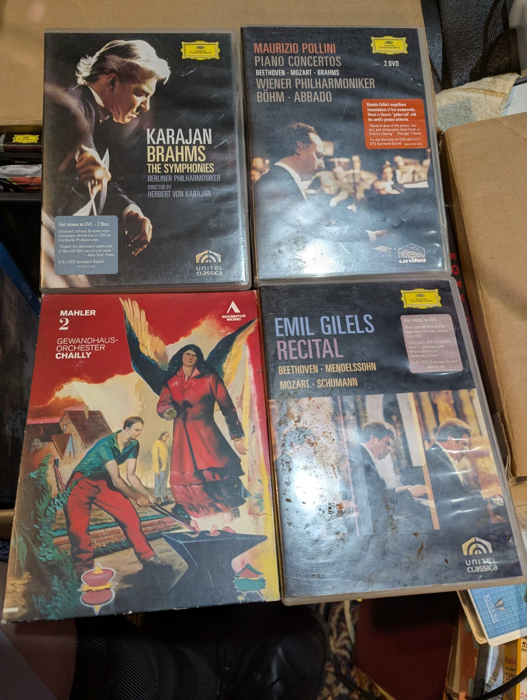 Karajan Brahms Symphonies DVD