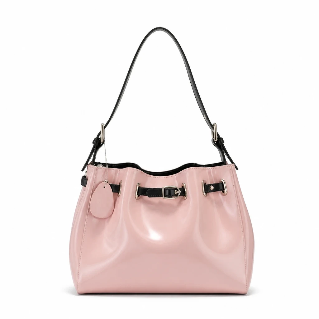 Pink Patent Leather Shoulder Bag - photo 3