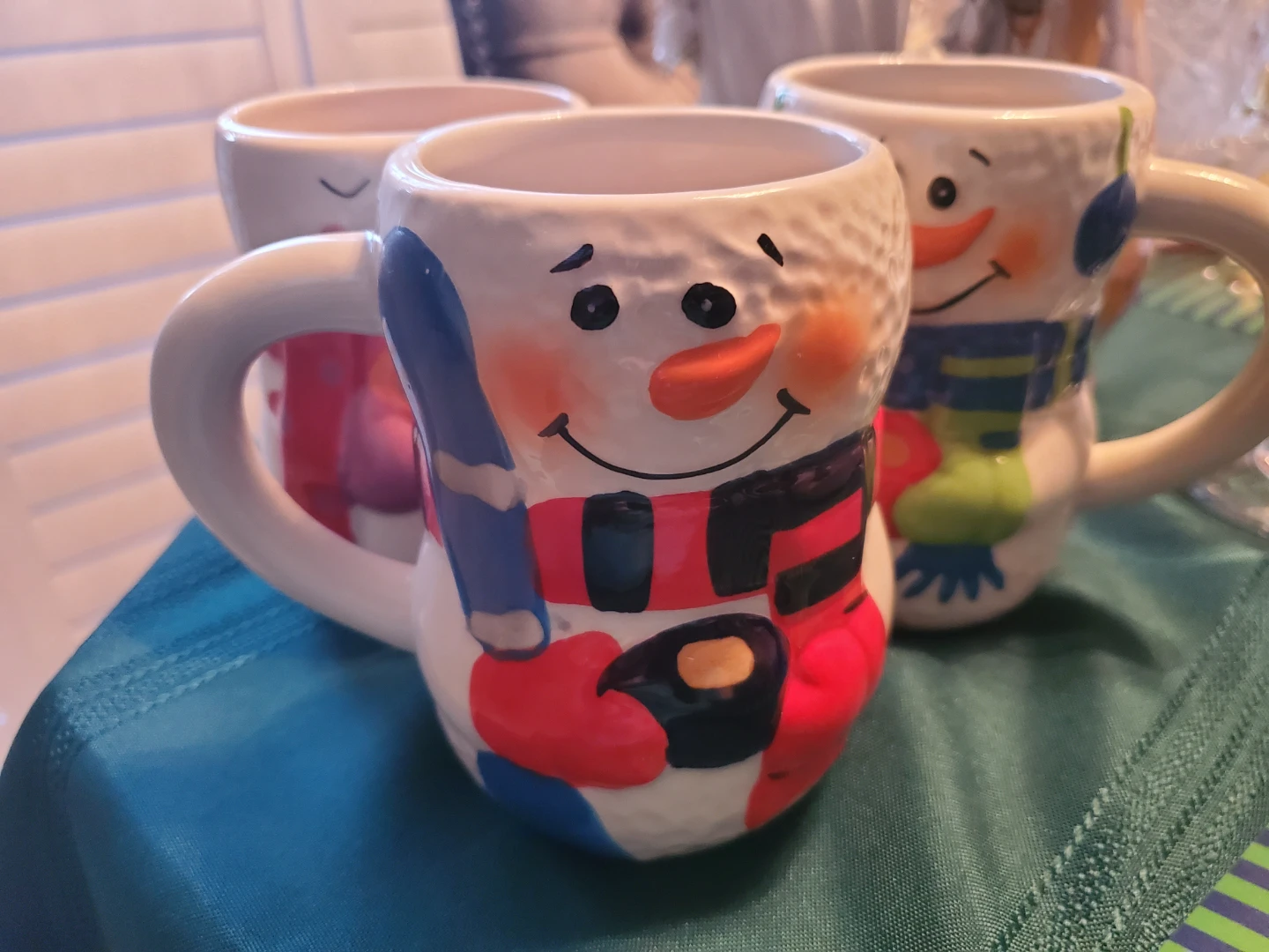 Set of Snowman Mugs