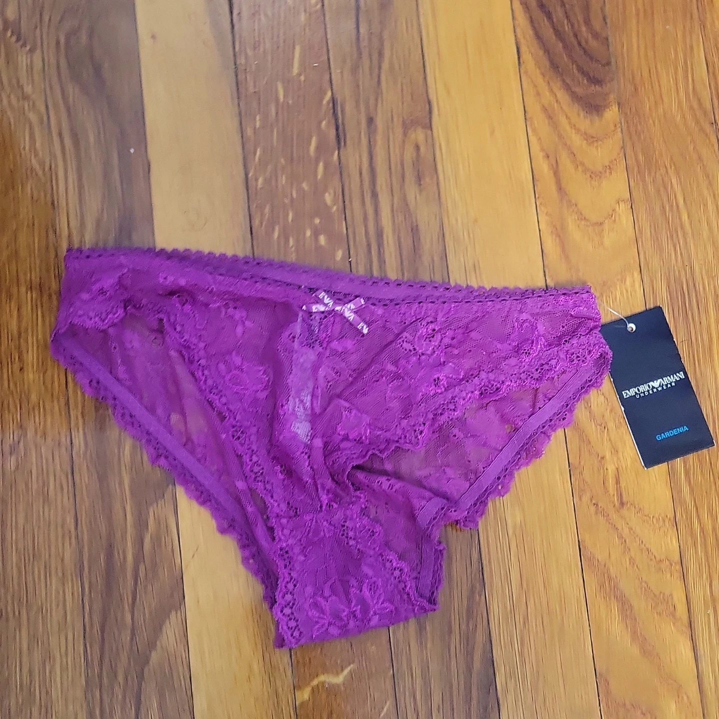 Emporio Armani Lace Panties - Purple - photo 2
