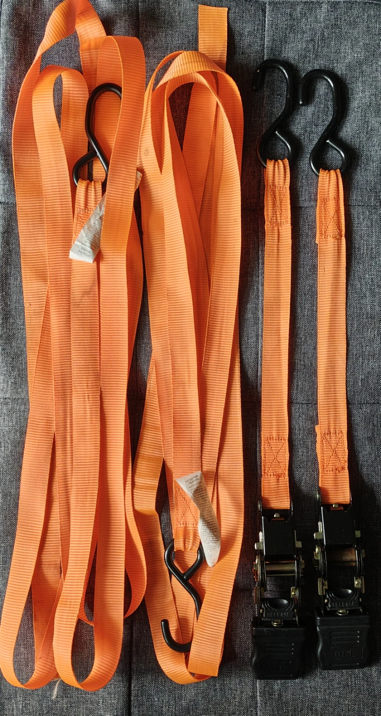 Haul Master 400lb Cap. Ratchet Tie-Down Straps - photo 5