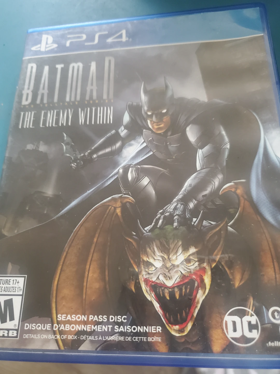 PS4 Batman: The Enemy Within Season Pass Disc