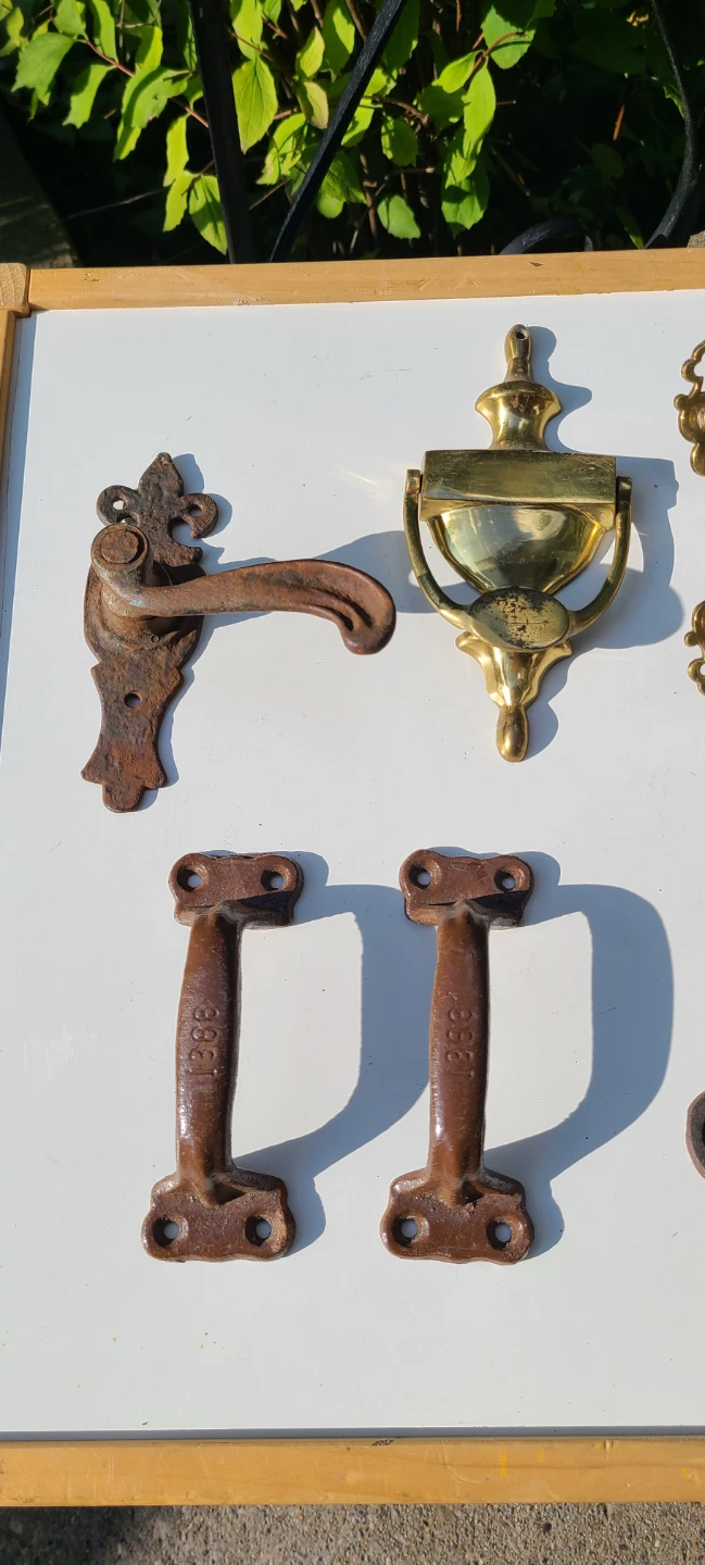 $10 & $5 EACH Antique & Vintage Metal Items, Door, Pulls, etc. - photo 2