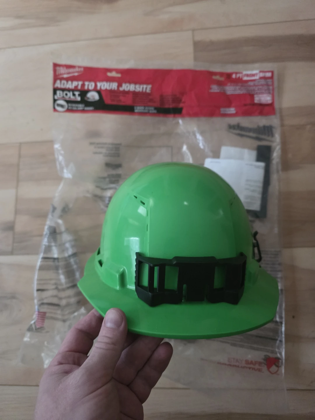 Milwaukee Green Front Brim Vented Hard Hat - photo 2
