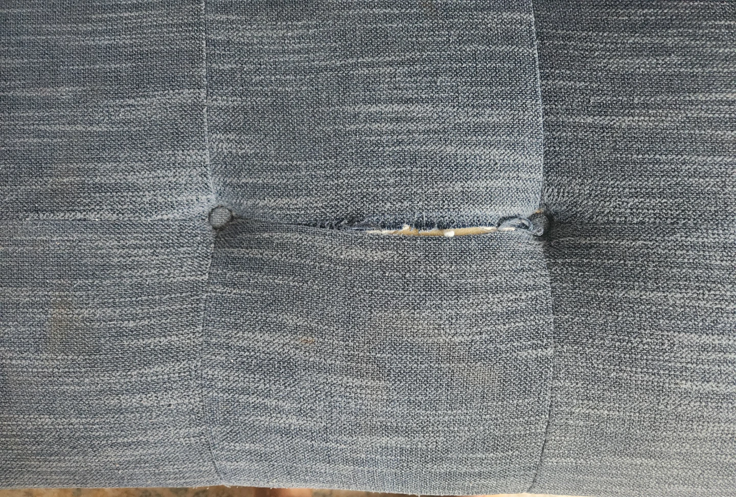 Blue Tufted Sofa & 8x10 Area Rug - photo 5