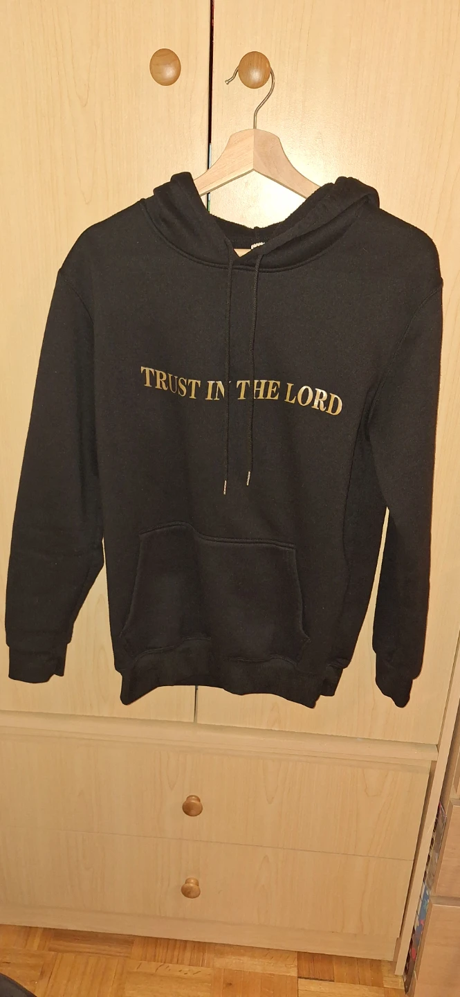 Black Hoodie - Trust in the Lord Size Small