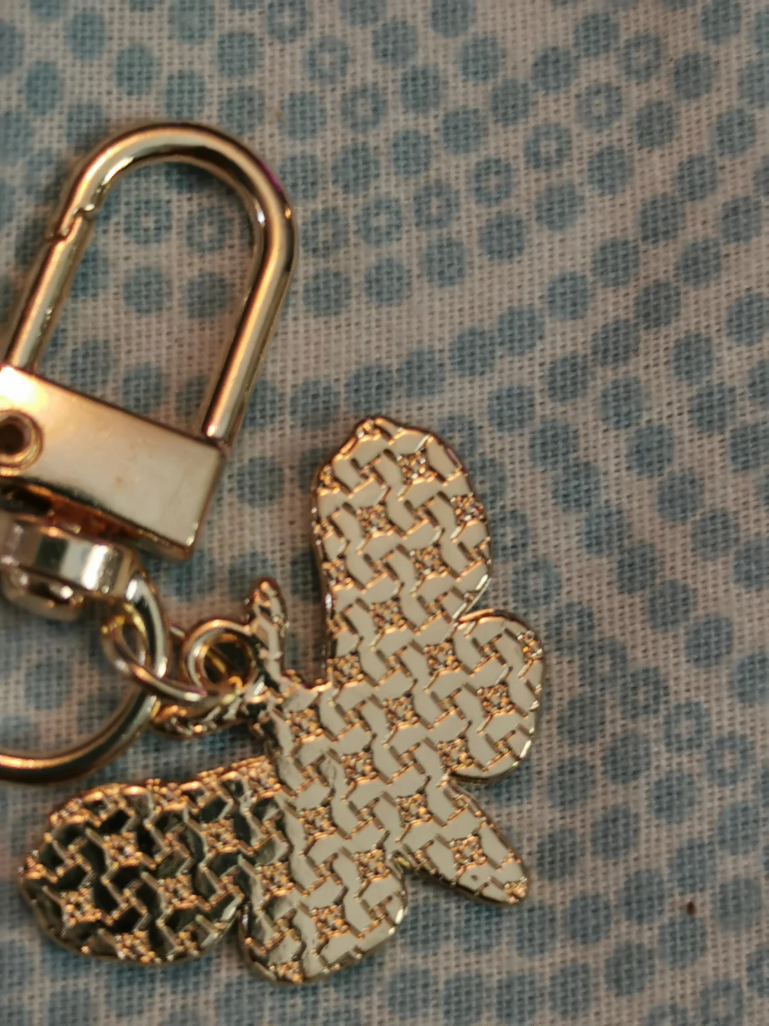 Pink Death's Head Moth Keychain - photo 2