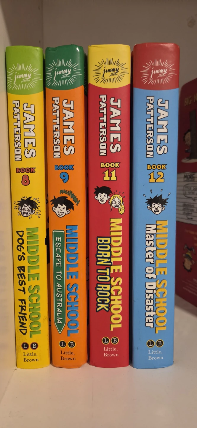 James Patterson Middle School Books 8-12