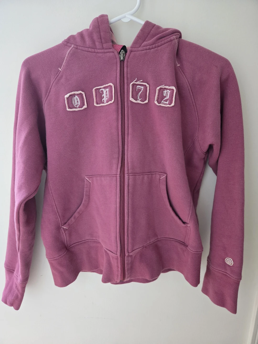Purple Zip-Up Hoodie - Small