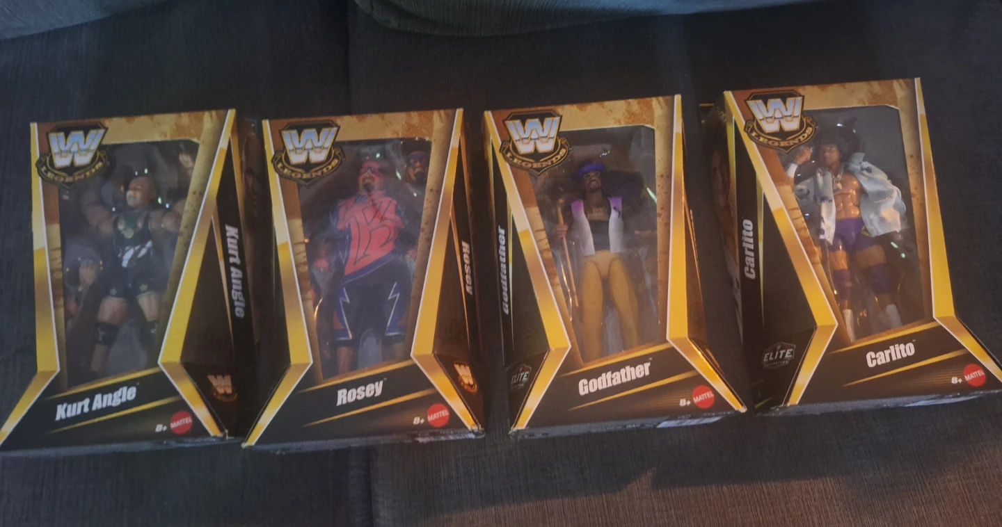 WWE ELITE LEGENDS ACTION FIGURES ALL 4 - photo 3