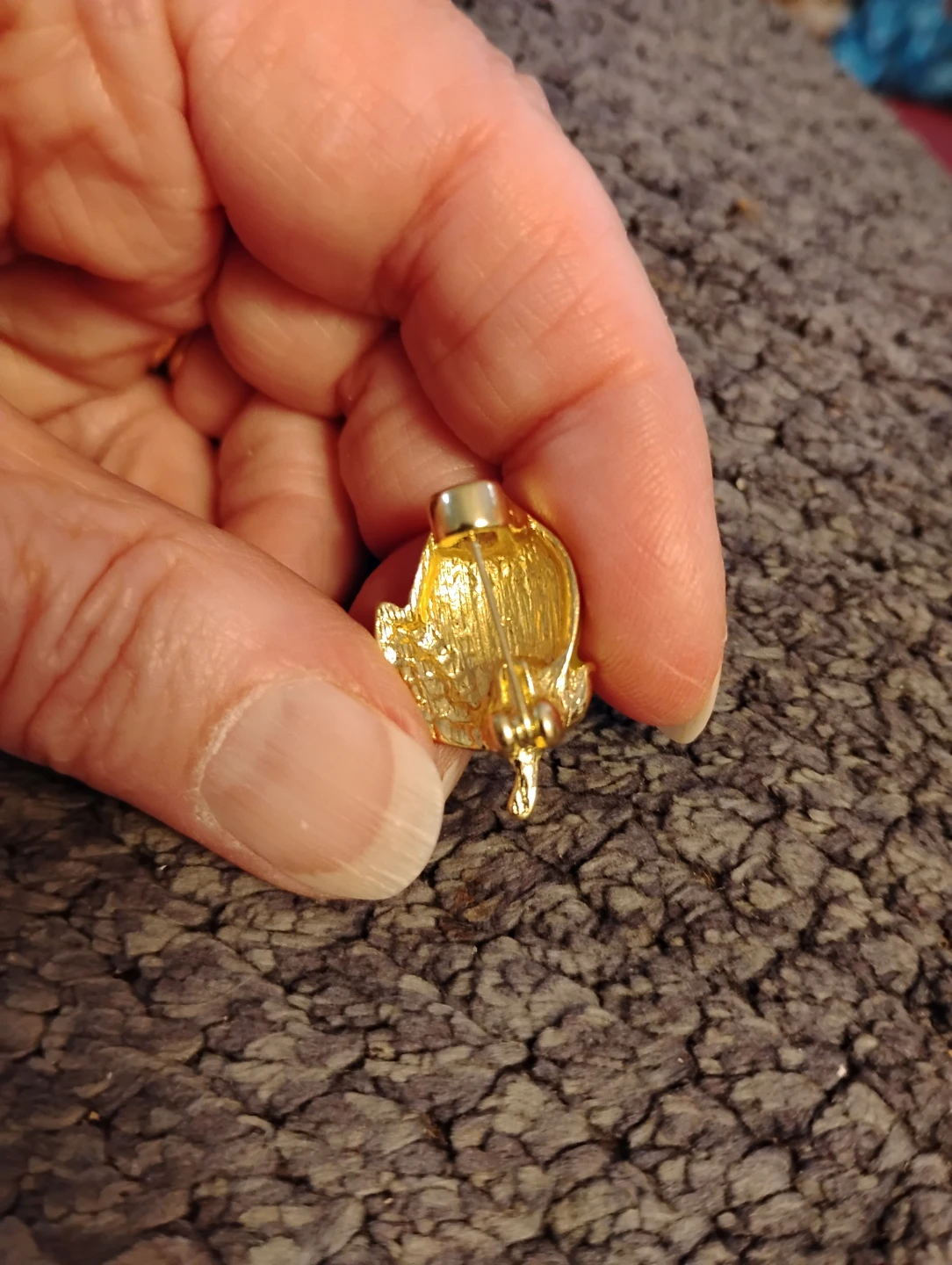 Lemon Brooch Pin with Rhinestones - photo 3