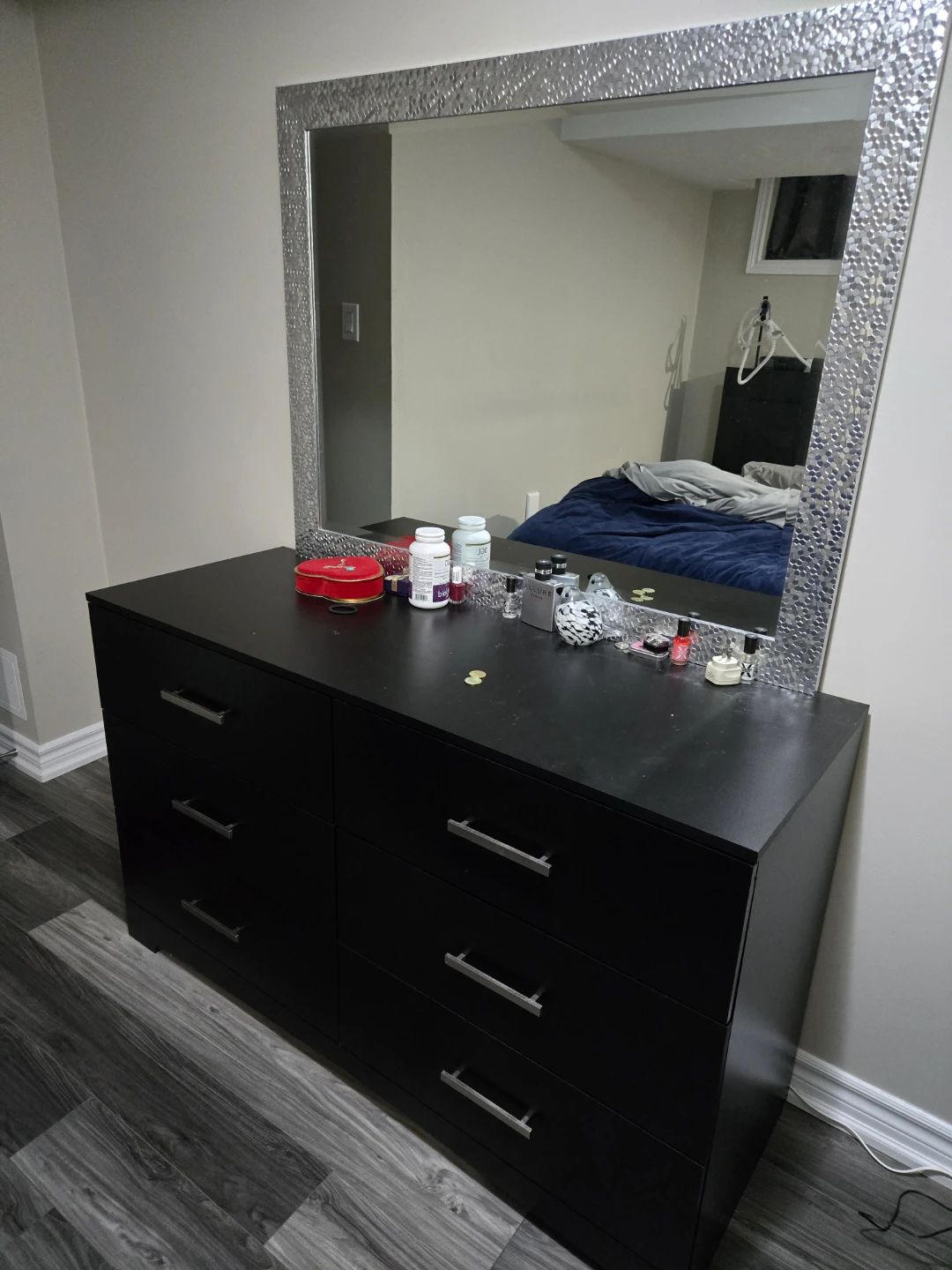 Dresser with mirror