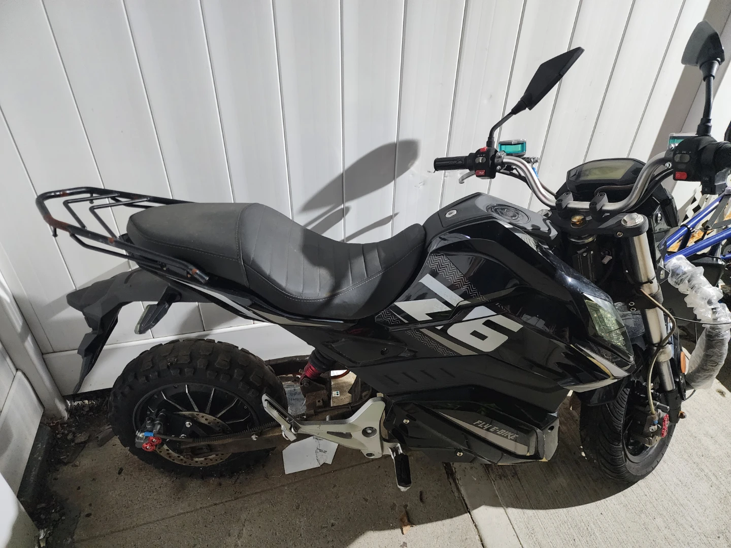 Black Electric Motorcycle/Scooter Z6 FL4 E-BIKE - photo 3