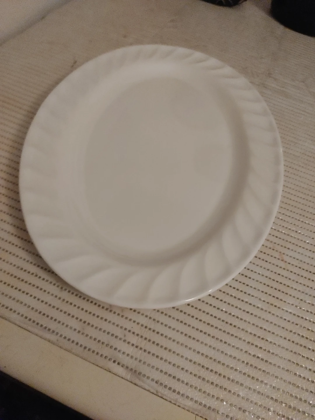 White serving Platter