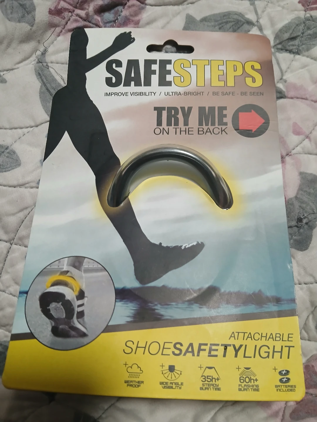 SafeSteps Attachable Shoe Safety Light
