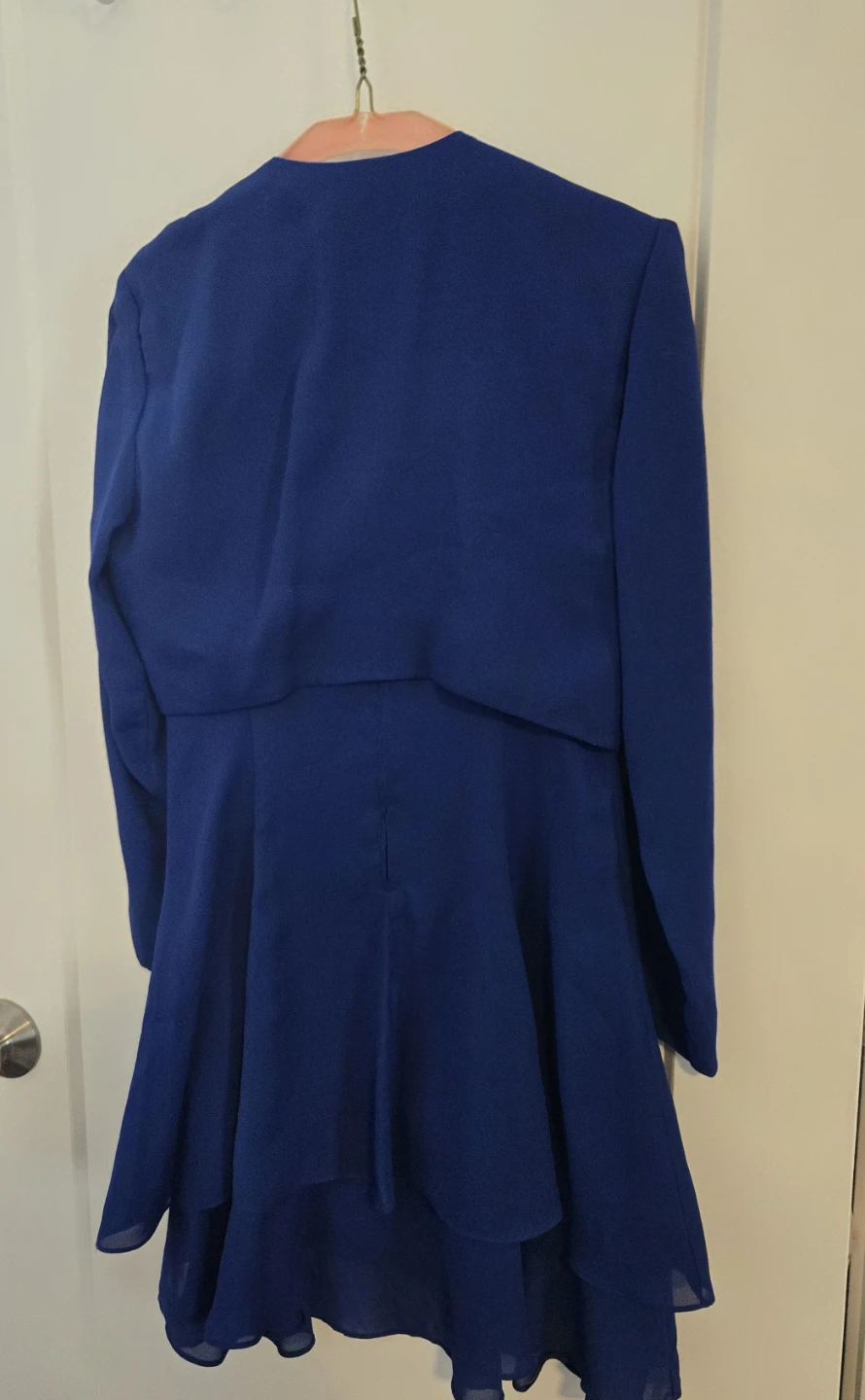 Hampton Nites Petites Blue Dress and Bolero Set - photo 2