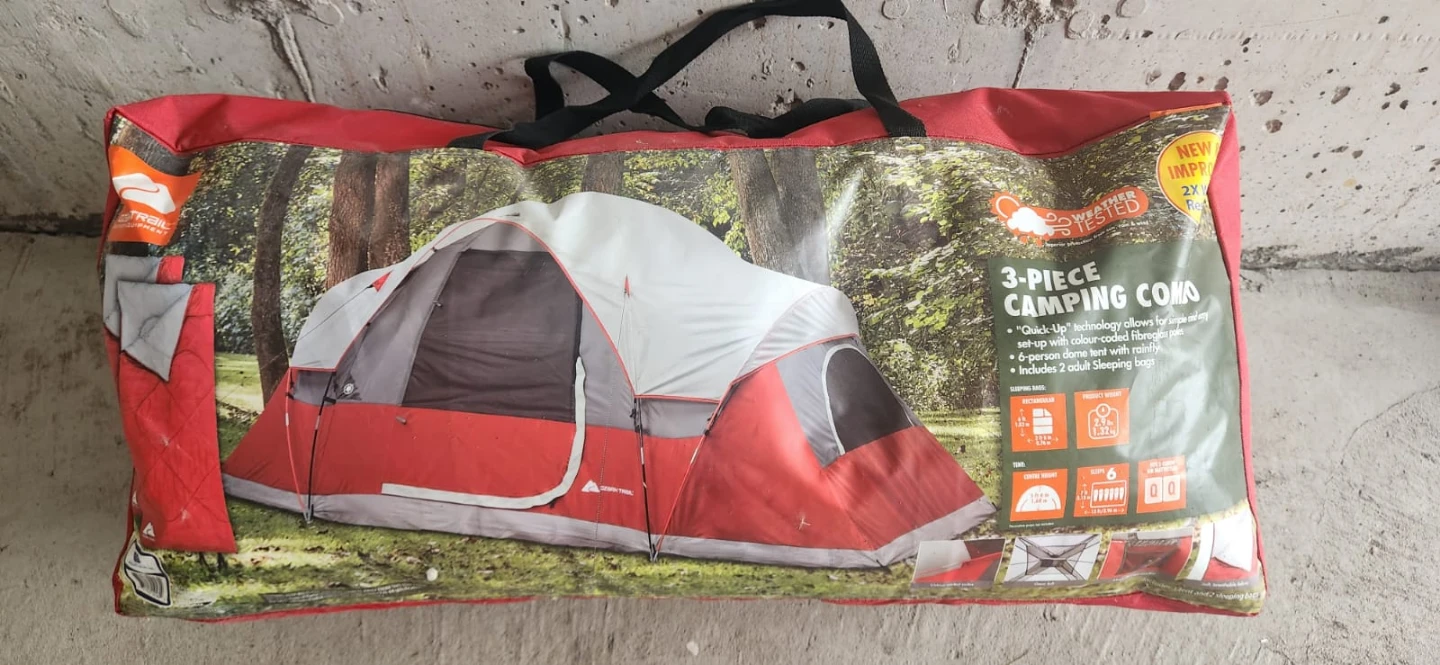 Ozark Trail 3-Piece Camping Combo Tent