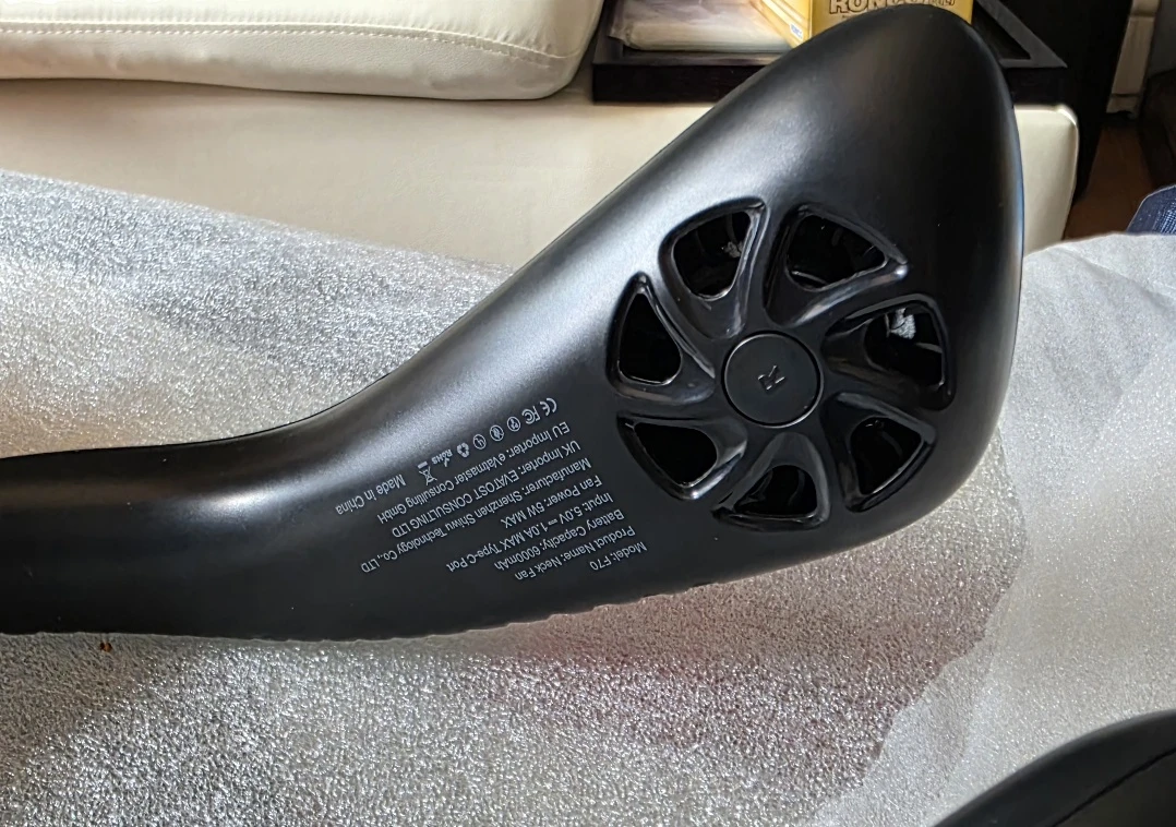 :Portable Bladeless Neck Fan (6000mAh) - photo 2