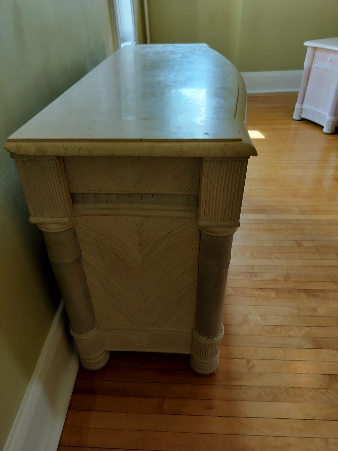 Coastal Style Raffia Dresser with 4 Drawers plus one sock drawer - photo 5