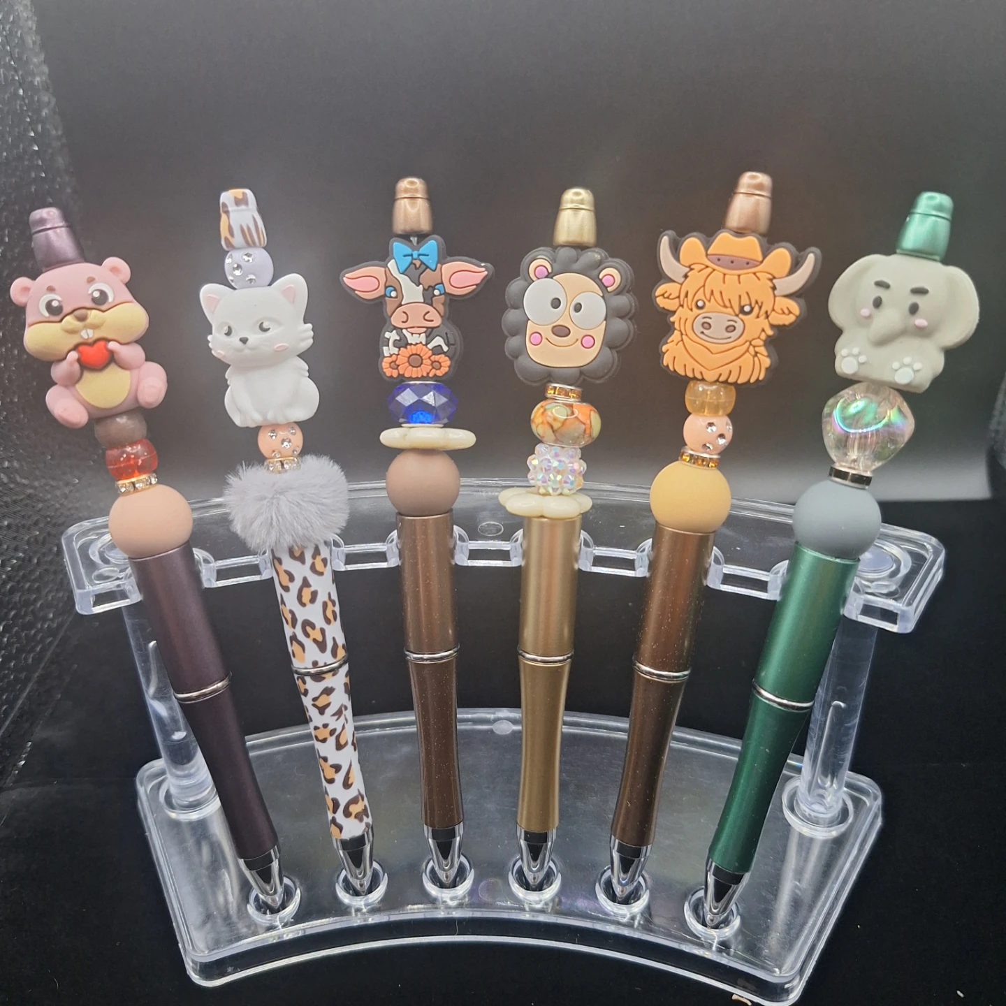 Decorative Beaded Pens with Charms - photo 2