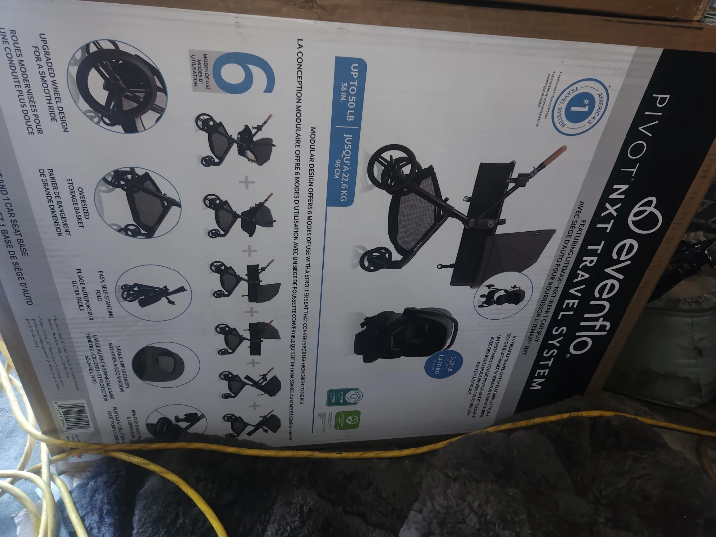 Evenflo Pivot XN Travel System - Silver Grey