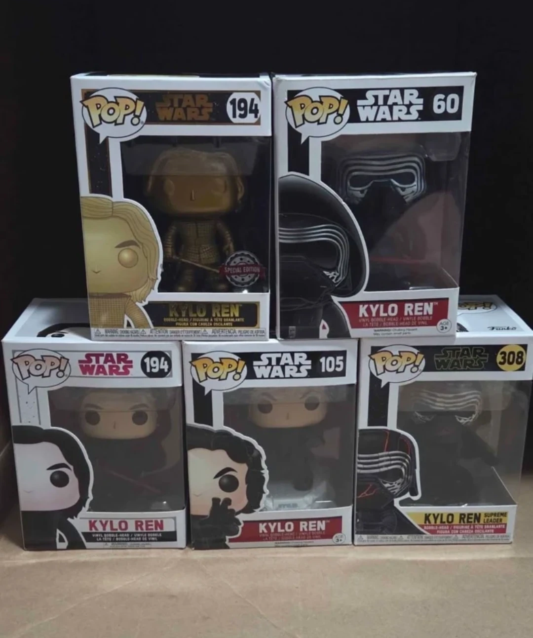 Kylo Ren Funko Pops (Star Wars)
