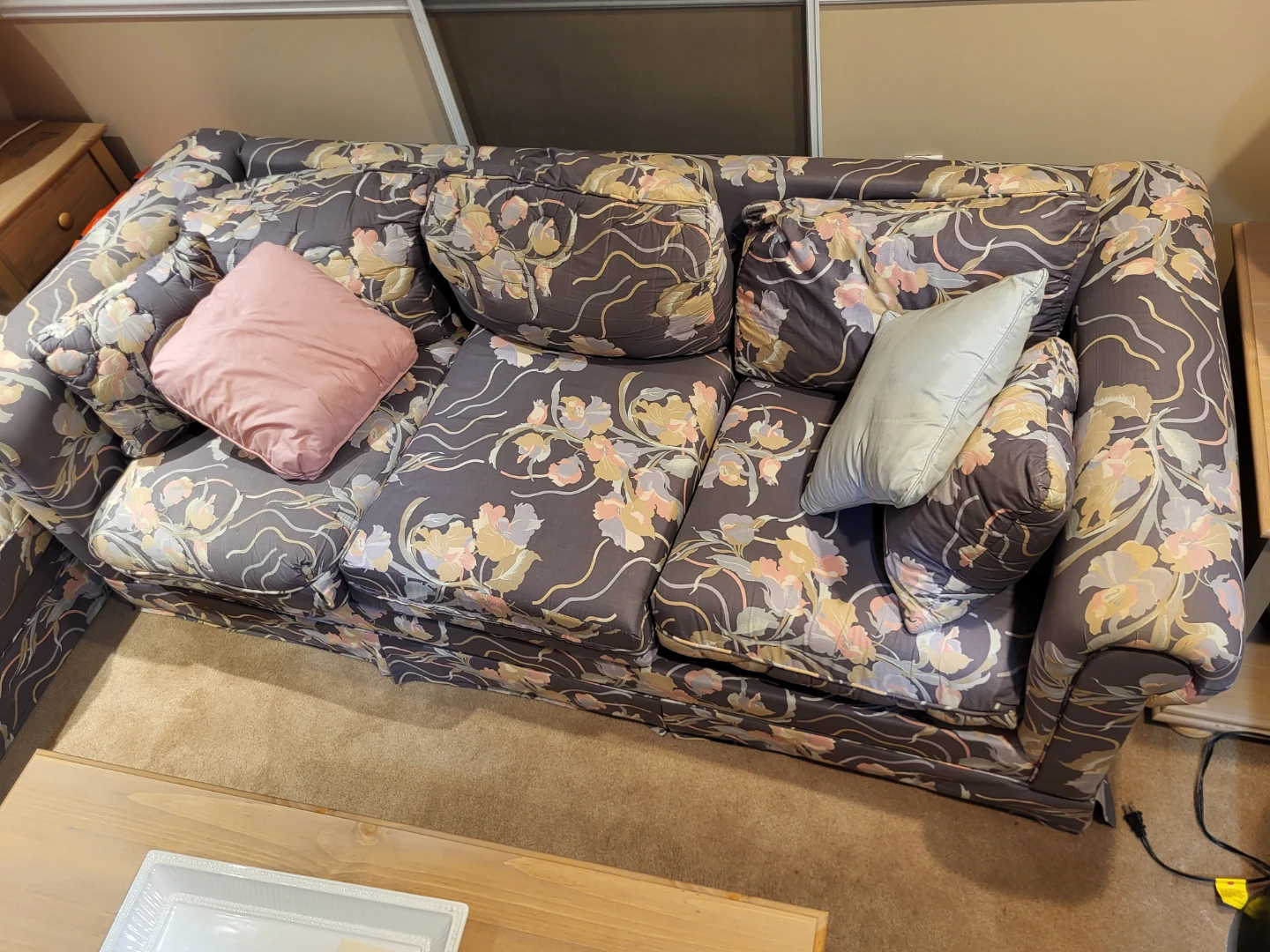 Floral Sofa 3 section
