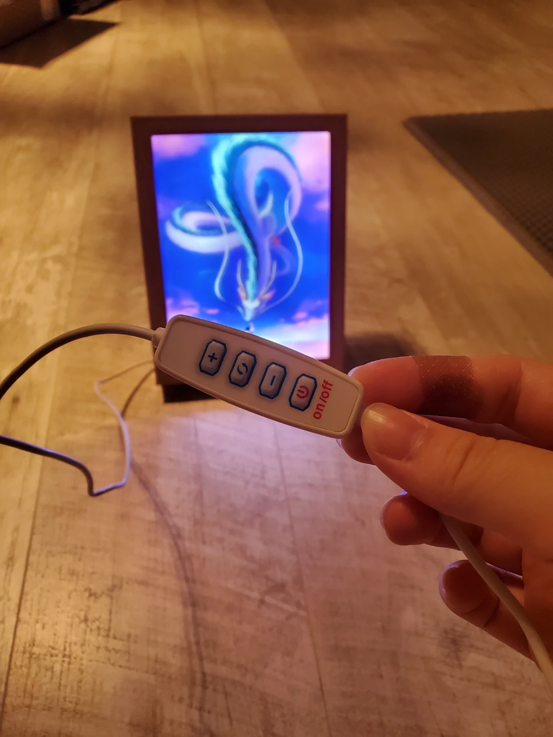 Spirited Away Haku Dragon LED Lightbox